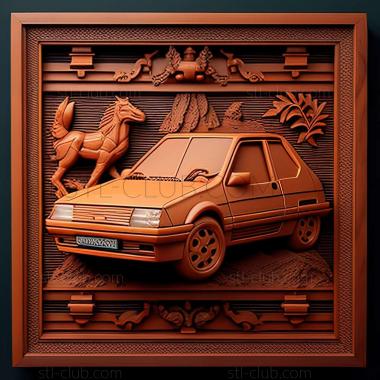 3D модель Peugeot 205 (STL)